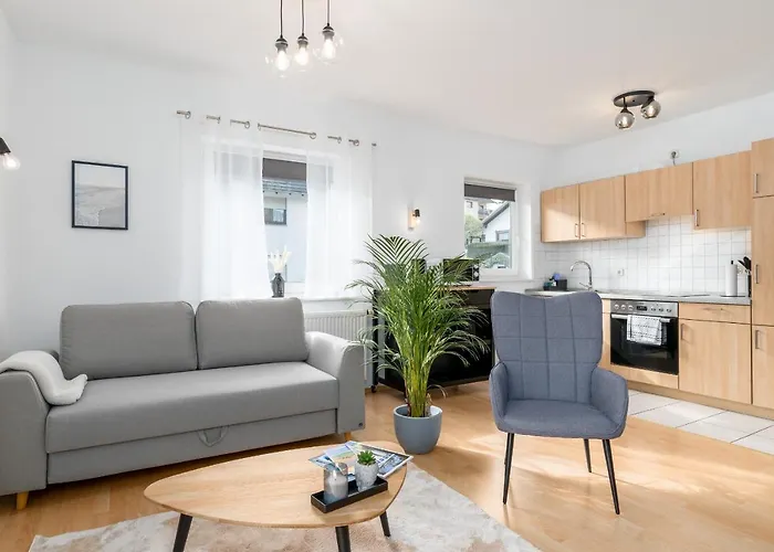 Harmony: Edersee Apartment - Sperrmauer - Lounge
